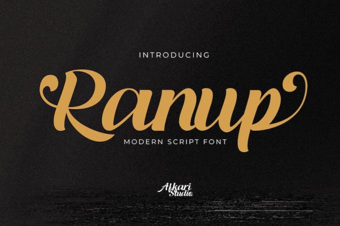 Ranup  Font Free Download Similar | FreeFontify