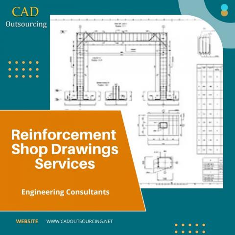 Reinforcement Shop Drawing Service Provider - CAD Outsourcing Consultant