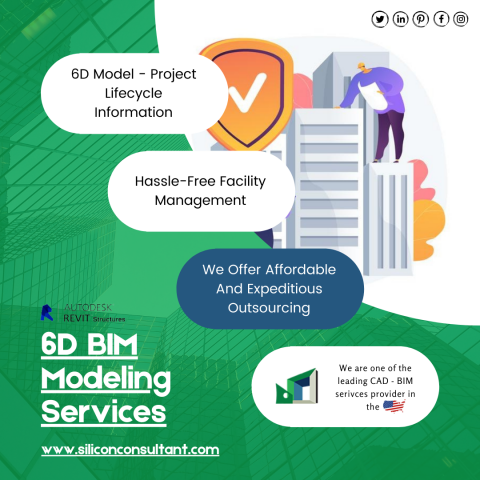 6D Building Information Modeling Services - REVIT 6D BIM