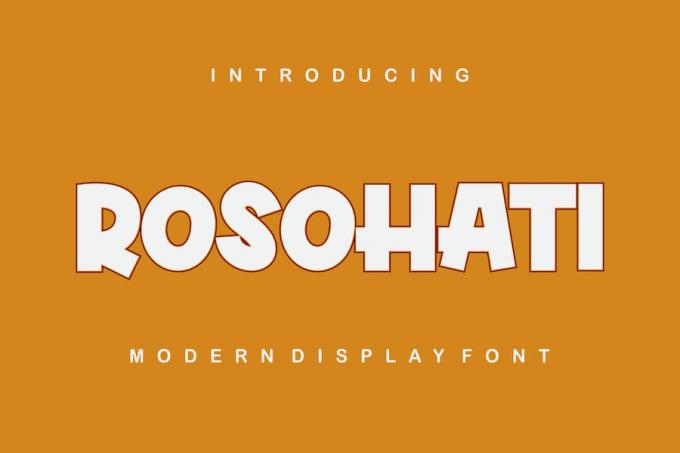 Rosohati Font