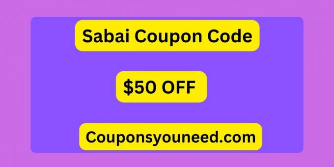 $50 OFF $200 Sabai Coupon Code - June 2024 (Free Shipping)