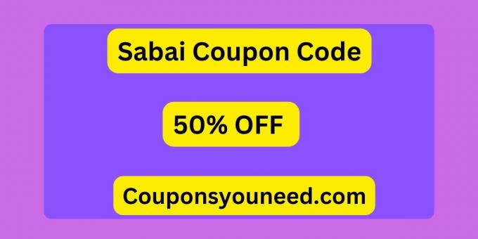 $50 OFF $200 Sabai Coupon Code - July 2024 (Free Shipping)