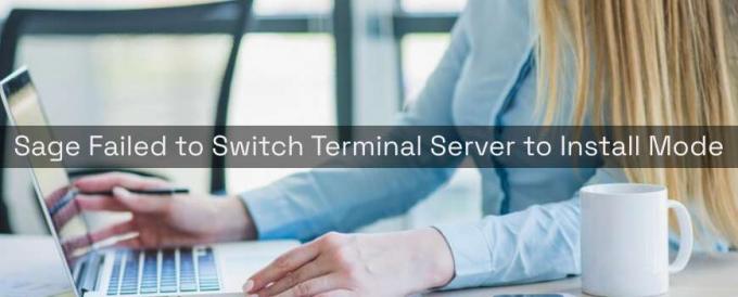 Sage Failed to Switch Terminal Server to Install Mode
