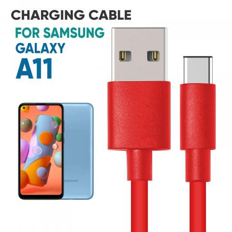 Samsung A11 PVC Charger Cable | Mobile Accessories