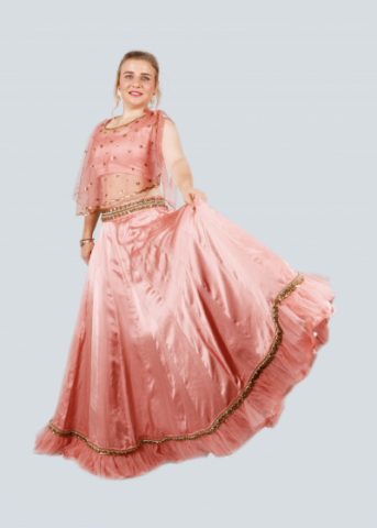 Designer Party wear Lehengas For Women &amp; Crop Tops Online | Bhagyas