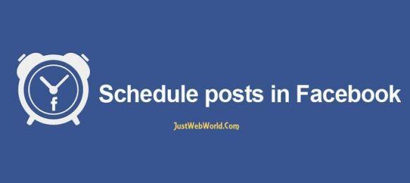 How To Schedule Post On Facebook Fanpage