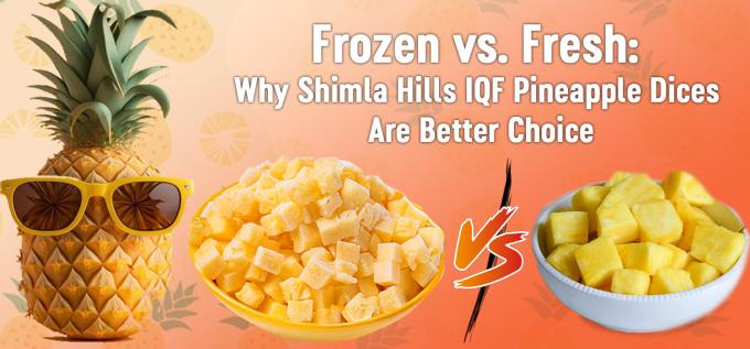 Frozen vs Fresh: Why Choose Shimla Hills IQF Pineapple Dices