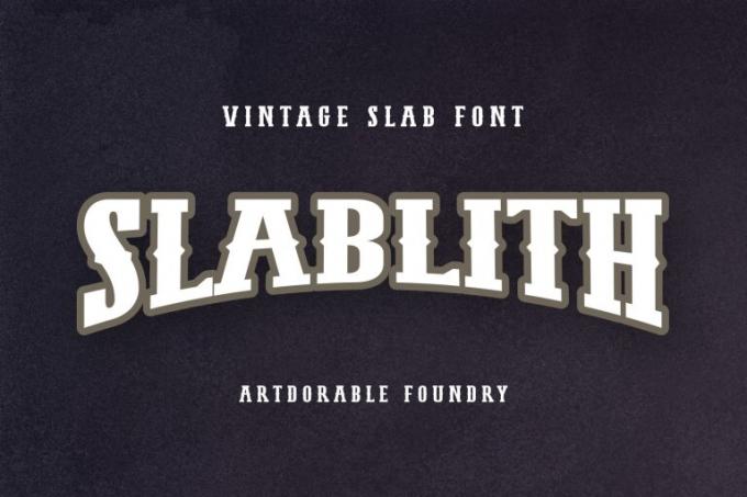 Slablith Font Free Download OTF TTF | DLFreeFont