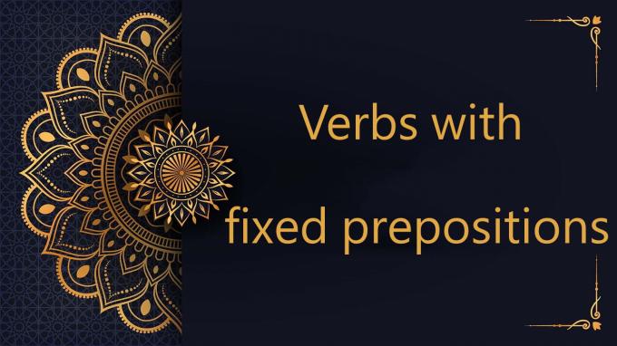 Verbs with fixed prepositions | Arabic free courses - Al-dirassa