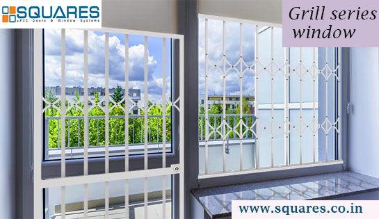 Grill series windows by squares
