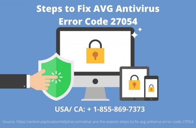 Steps to Fix AVG Antivirus Error Code 27054