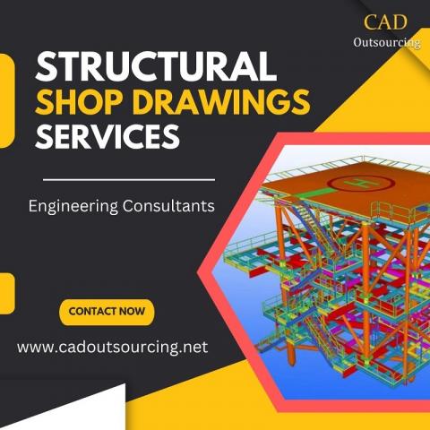 Structural Shop Drawing Services provider - CAD Outsourcing Services
