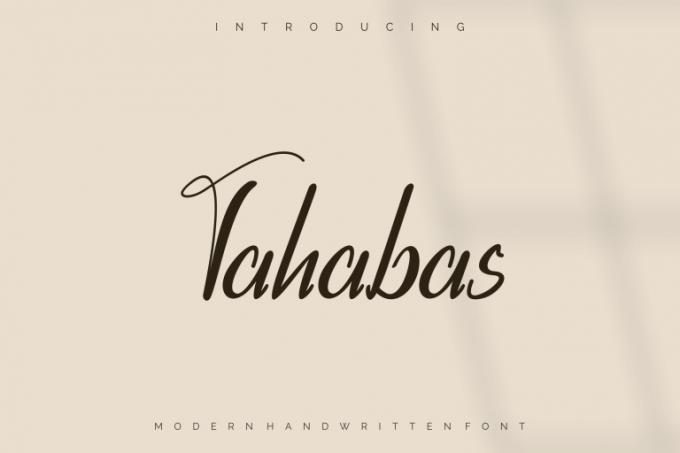 Tahabas Font Free Download OTF TTF | DLFreeFont