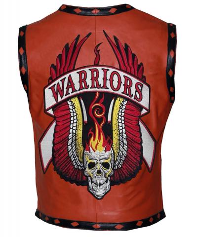 The Warriors Michael Beck Swan Leather Vest