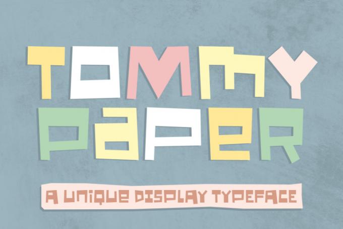 Tommy Paper Font Free Download OTF TTF | DLFreeFont