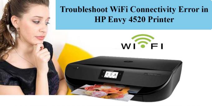 Troubleshoot the Wi-Fi connectivity Error in HP Envy 4520 Printer