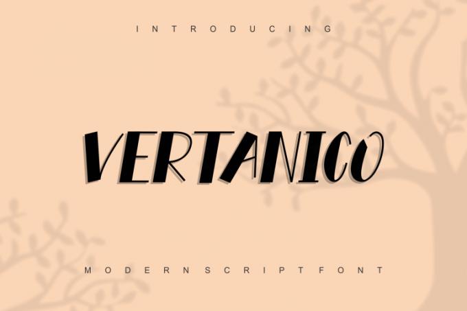 Vertanico Font Free Download OTF TTF | DLFreeFont