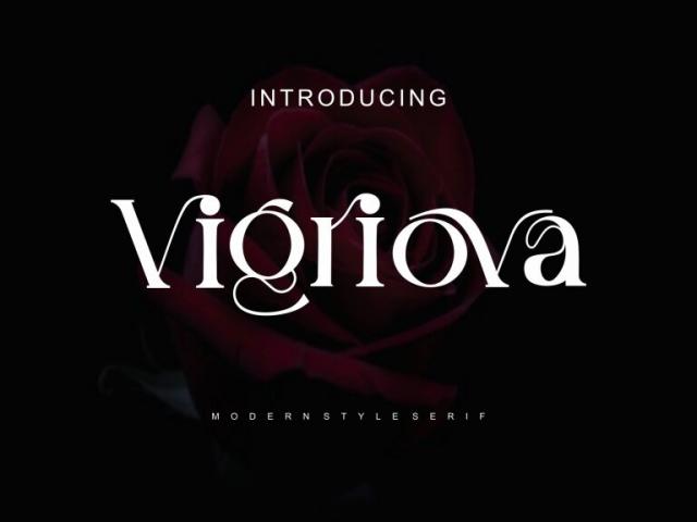 Vigriova Font Free Download OTF TTF | DLFreeFont