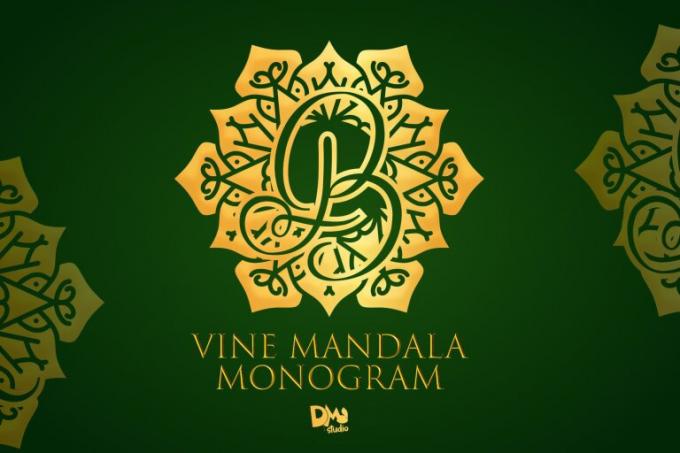 Vine Mandala Monogram Font Free Download OTF TTF | DLFreeFont