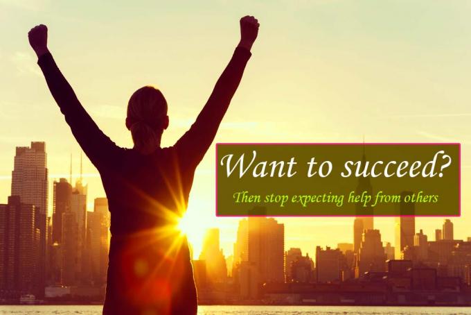 Want to succeed? Then stop expecting help from others Ekajbd | Ekajbd