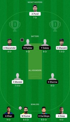 MP vs BEN Dream11 Team: Ranji Trophy 2022-23 1st Semi Final Madhya Pradesh vs Bengal Dream11