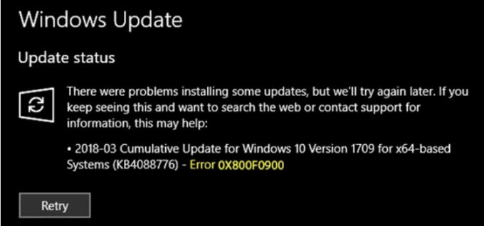 [KB9199290] - Fix Windows 10 Update 20H2 Error 0x800f0900