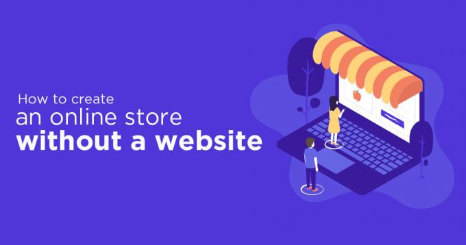 How to Create an Online Store without a Website