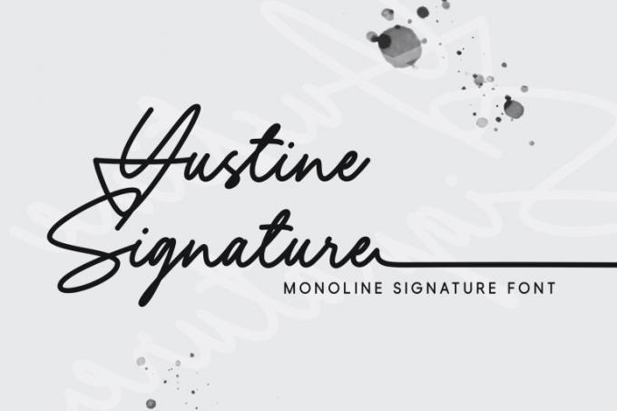 Yustine Signature Font Free Download OTF TTF | DLFreeFont