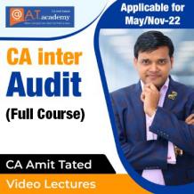 AT Academy. Buy CA Inter Audit Pendrive Classes &amp; Video Lecture By CA Amit Tated | A.T Academy