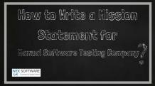 Which are the best & powerful mission statements for software testing business?