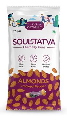 Buy  Organic Almonds Cracked Pepper From Soultatva