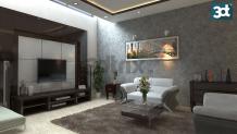 3D Interior Rendering Services | Living room | Kitchen | Bed room