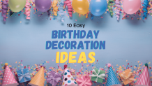 10 Easy Birthday Decoration Ideas
