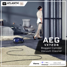 10% OFF AEG VX72DB Bagged Cylinder Vacuum Cleaner