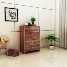 Orchid Chest Of Drawers Wooden Online - PlusOne India