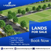 Lands for sale in Yadagirigutta Hyderabad