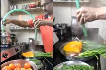 Watch: This Man Has Devised a Perfect Hack to Sterilize Vegetables Using Pressure Cooker Steam