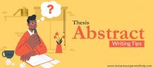 How to Write an Impressive Thesis Abstract? | Abstract Writing Tips Included!