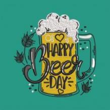 Beer Day Embroidery Design &amp; Vector Art Design Collection.