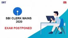 SBI Clerk 2020 Mains Exam Postponed Due to COVID19 