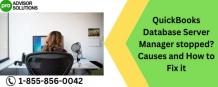QuickBooks Database Server Manager Stopped