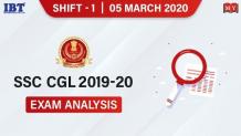 SSC CGL 2019-20 Tier I Exam Analysis: 5th March, Ist Shift