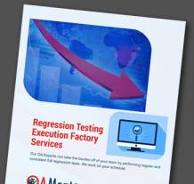 Regression Software Testing Execution Services - QA Mentor