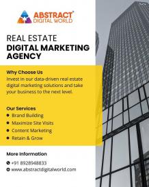 Why Abstract Digital World will be Best for Your Real Estate&#x27;s Business Marketing | Real estate marketing, Online marketing services, Digital marketing agency