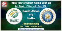 SA vs Ind 1st Test report series 2021-22 