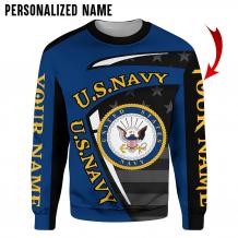 Personalized Name US Navy 3D All Over Printed Clothes NQWW311001