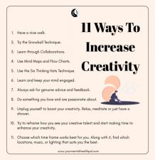 11 Ways To Increase Creativity
