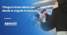 Things to know before you decide to Migrate to Australia Article - ArticleTed -  News and Articles