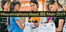 Misconceptions about JEE Main 2019