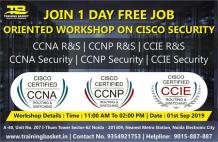 Join 1  Day Master class of Cisco security training institute in noida | Training Basket